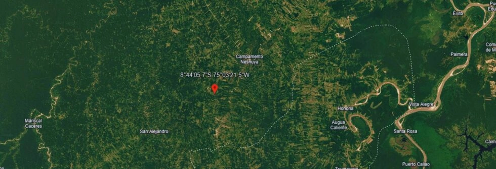 Campamento Neshuya del distrito de Irazola.